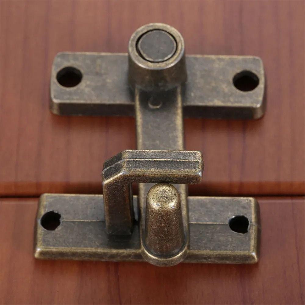 Retro Window Door Lock Home Hardware Metal Door Latch Accessories Bronze Box Latch