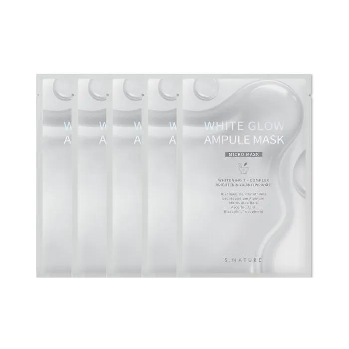 Esnature White Glow Ampoule Mask 25ml X 5 Sheets