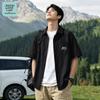 JEANSWEST LIFE Мужская повседневная рубашка с коротким рукавом, свободного кроя, из ледяного шелка