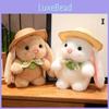 Plush Bunny Pudding Stuffed Toy Hat Rabbit Doll Decoration Kids Birthday Gift