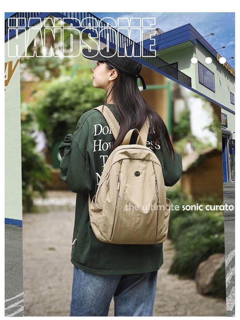 Женский ультралегкий водонепроницаемый нейлоновый дорожный рюкзак - Универсальный и красочный