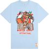 Мужская футболка с круглым вырезом и короткими рукавами в рубчик X Maison Château Rouge T-shirts DO4090-447