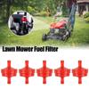 5pcs 1/4" Lawn Mower Fuel Filter Garden Tools Inline Fuel Filter Engine Fuel Filters Garden