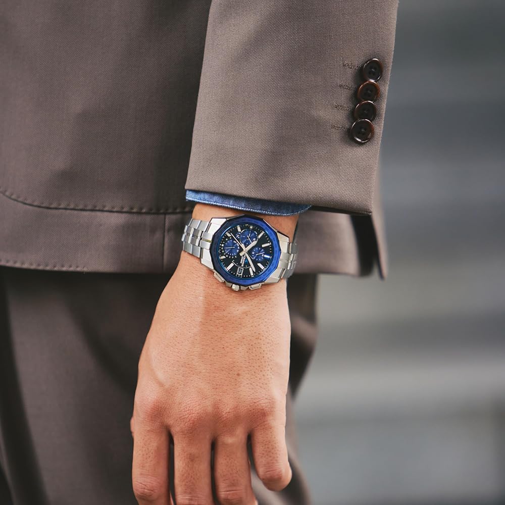Часы Casio Oceanus (OCW-S6000-1AJF) [Официальный японский продукт] Сделано в Японии, Manta, Bluetooth, Радиоуправляемый на солнечной энергии, Сапфировое стекло, Мужской Силв