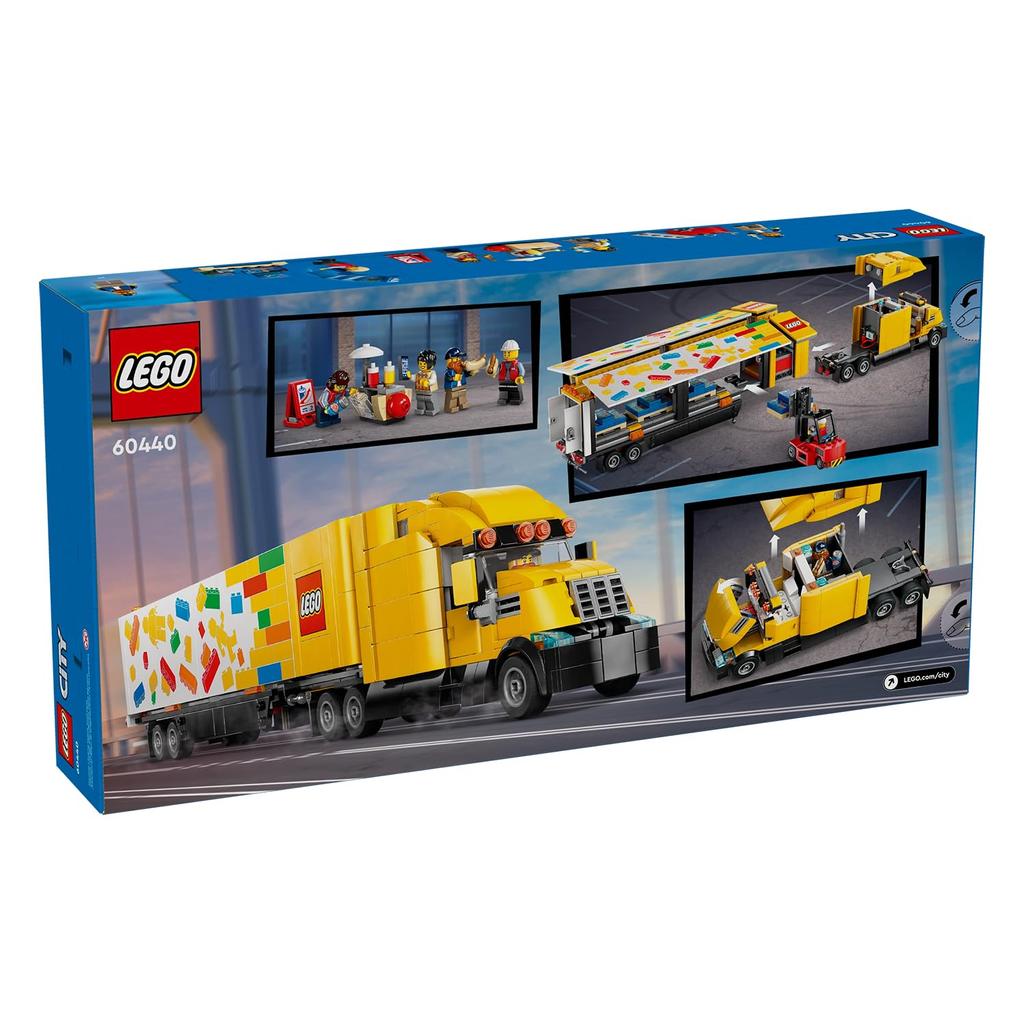 LEGO Городской желтый грузовик доставки 60440 Возраст от 8 лет и старше