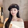 Береты для женщин на осень и зиму в японском стиле, шляпы художника, которые делают лицо маленьким и универсальными, шляпа-тыква-бутон для большой головы