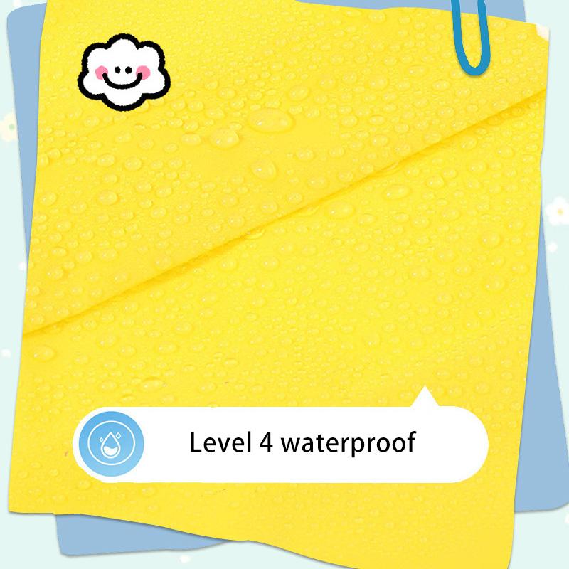 1PC Children Raincoat Coat Carry Hat Hiking Accessories Travel On Foot Rain Camping Poncho Plastic