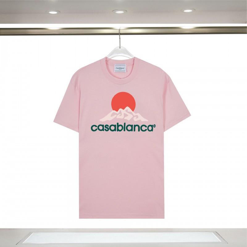 Casablanca Short Sleeve T-Shirt Teen Boys 2025 Loose Fit Cotton Graphic Tee
