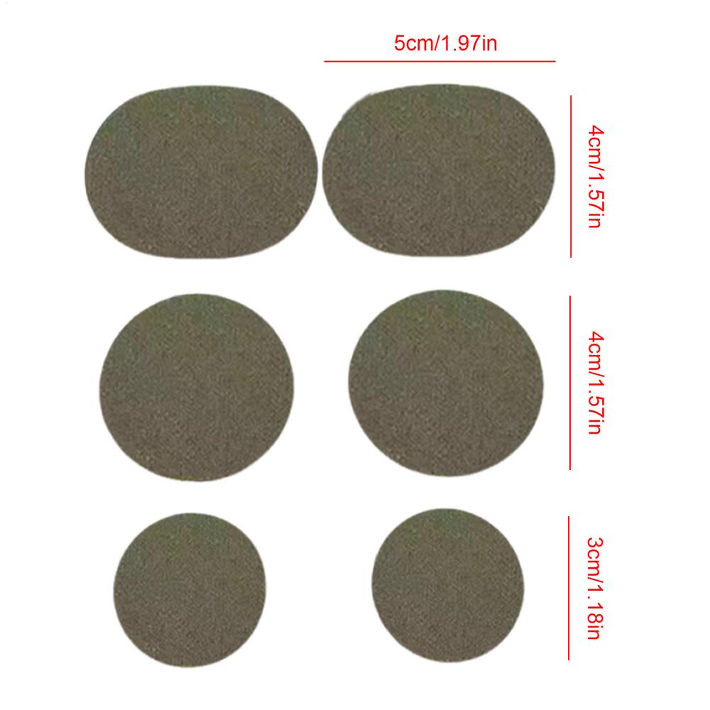 Shoe Patch Heel Repair Protector 6 Pieces Flexible Shoe Patches for Dance Hiking Boots Running Sneakers Luggage Hat Baby Clothes