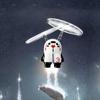 Creative Mini Astronaut Drone Cartoon Spaceman Induction Flying Robot Toys with USB Charging Hand Control Helicopter Kids Gift