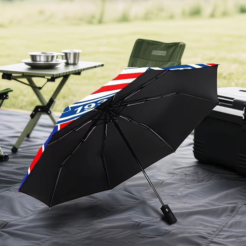 1PC Bahia Fc Crest Emblem Printed Umbrella Folding umbrella, automatic umbrella 8-Frame for Travel, camping Fan gifts Christmas Gifts