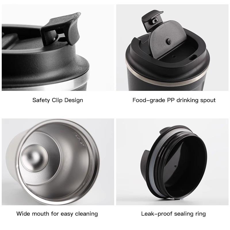 380ML Car Vacuum Cup Coffee Thermos 304 Stainless Steel Tire Valve Cap For Mercedes Benz AMG E S C A B Class GLE GLS CLA CLE GLC hh00