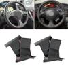 Для Honda Civic (SI) Insight S2000 2002 2003 2004 2005 для Acura RSX 2002-2006 ручная оплетка автомобильный чехол на руль кожаная отделка