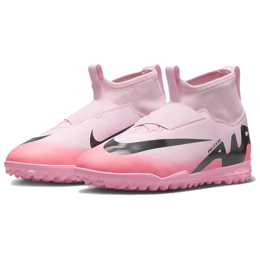 Nike Младший. Футбольные бутсы для детей Nike Mercurial Superfly 9 Club, износостойкие, средней высоты, розово-черные DJ5616-601