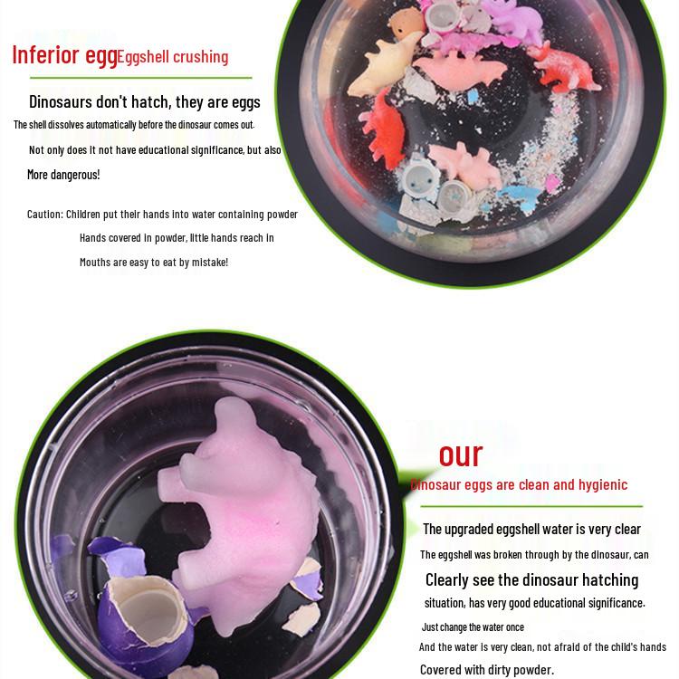 Набор игрушек для вылупления яиц динозавров - Расширяющийся водный сюрприз для детских подарков