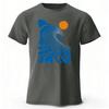 Summer Art Style Surfing Pure Cotton Short Sleeved Mens Daily Wear Plus Size Soft and Comfortable Travel Street Sports Tshirt
