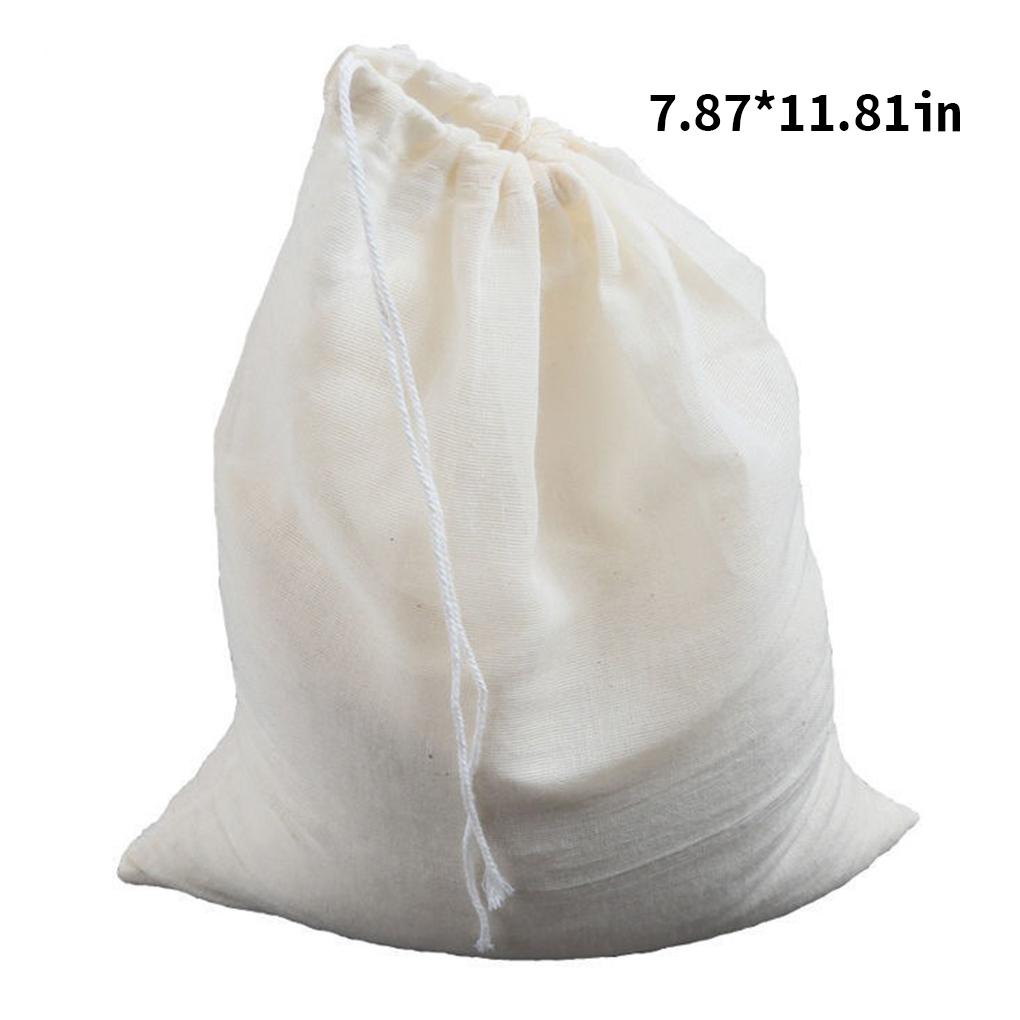 Многоразовый мешок из сырной ткани Фильтр из марли Фильтр для холодной начинки из овощей Фильтрация воды Фильтр для чая и кофе