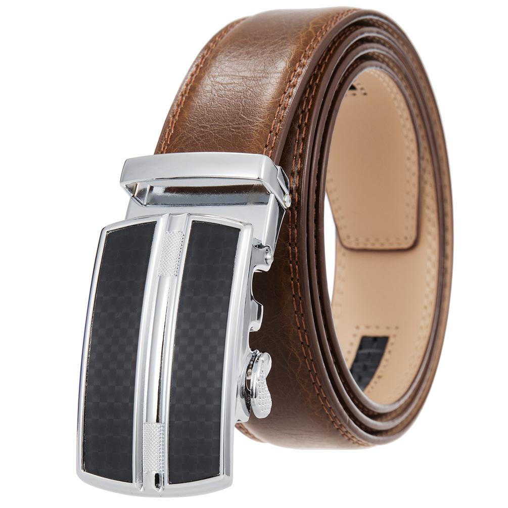 5шт. Ремень с автоматической пряжкой, воловья кожа, ремень, мужской Ly36-0257-1