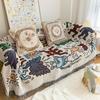 American Graffiti Sofa Towel: Japanese & Korean Style Decorative Sofa Cover Blanket