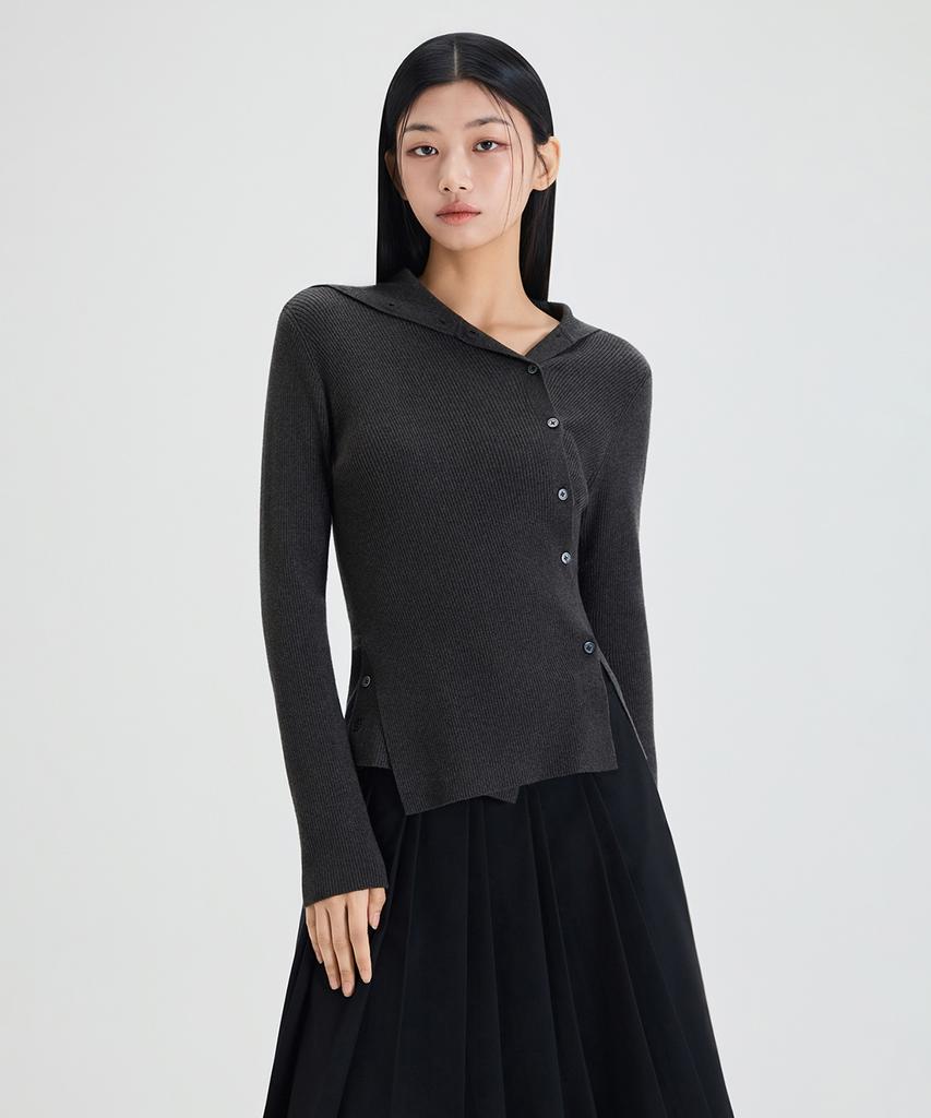 MIXXO Button Point Wrap Pullover_Miwkag346T