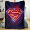 SUPERMAN Theme Printed Blanket - Perfect for Couch, Bed, Travel & Outdoor Use | Machine Washable, Cozy & Durable.