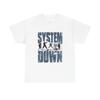System Of A Down Graphic T Shirt Vintage Rock Band Unisex Heavy Cotton Tee
