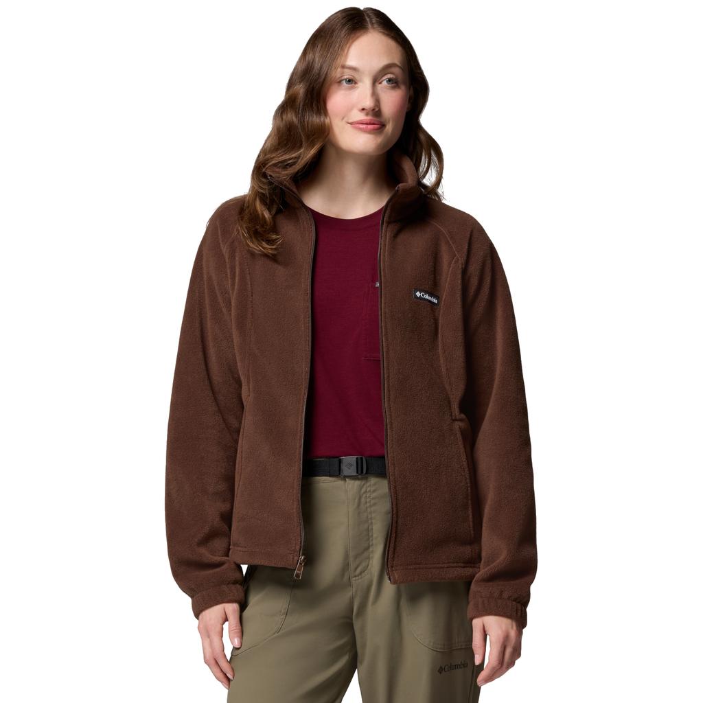 Columbia Benton Springs Full Zip Fleece, Womens Brown Fleece