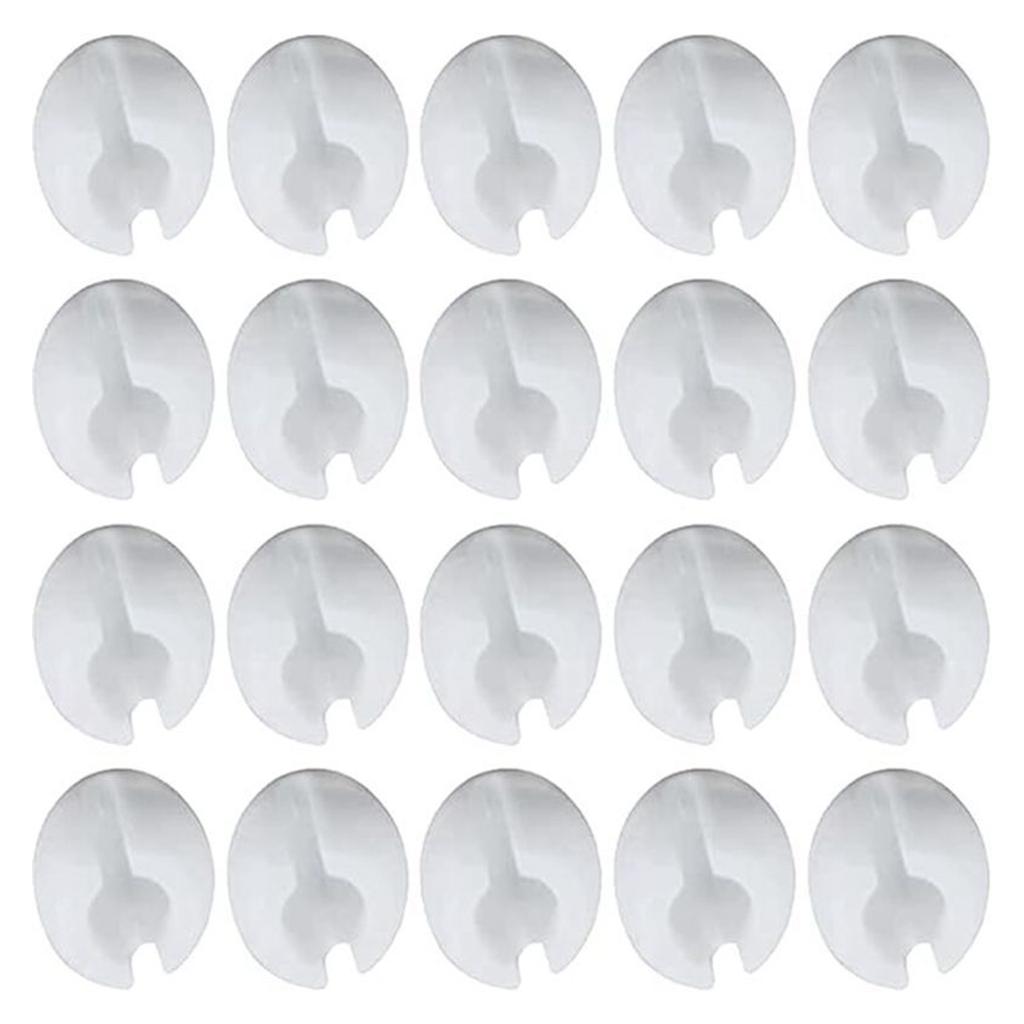 Pack of 20 Plastic Beads Chain Crimp Stops Roller Curtain Blind Limit Buckles Beaded Chain Stoppers Blind Accessories