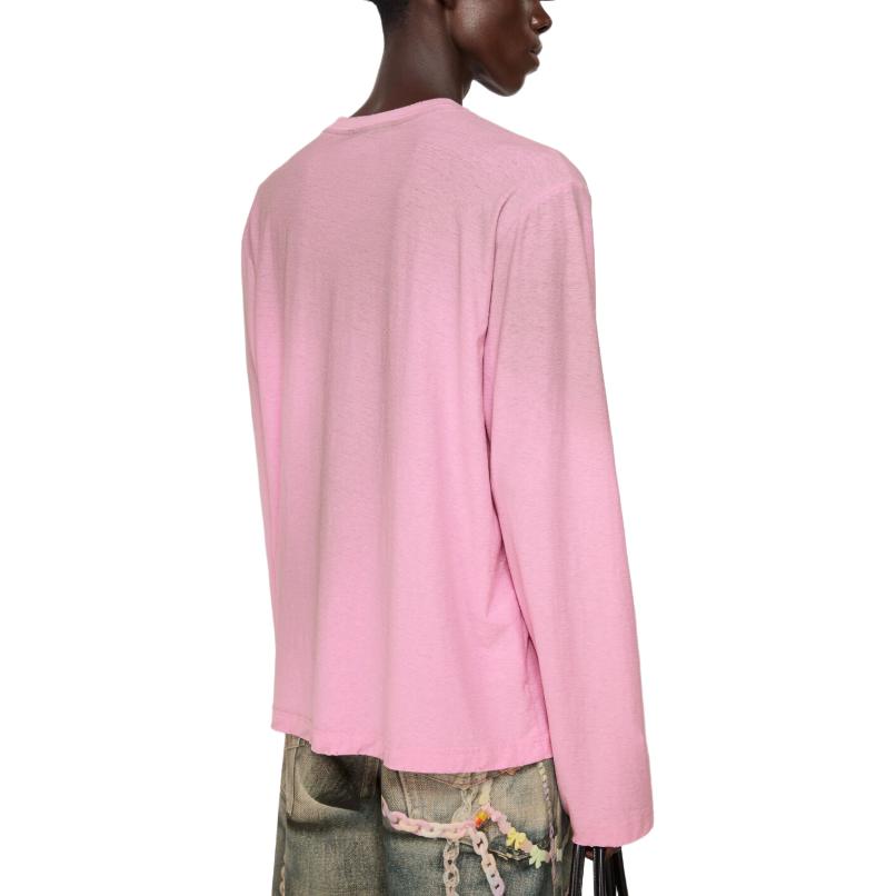 Acne Studios Футболка унисекс Сахарная вата Розовый CL0197-PINK
