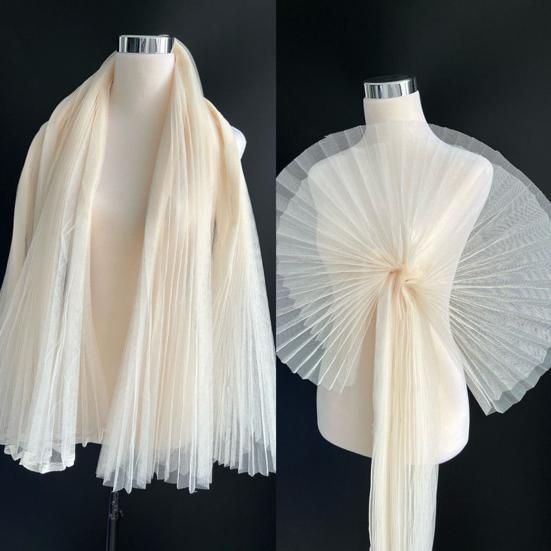 Оборки из кружева, плиссированная сетчатая ткань, отделка из органзы, оборки из шифона, тюль, кружевная кайма для шитья, отделка свадебного платья, рукоделие