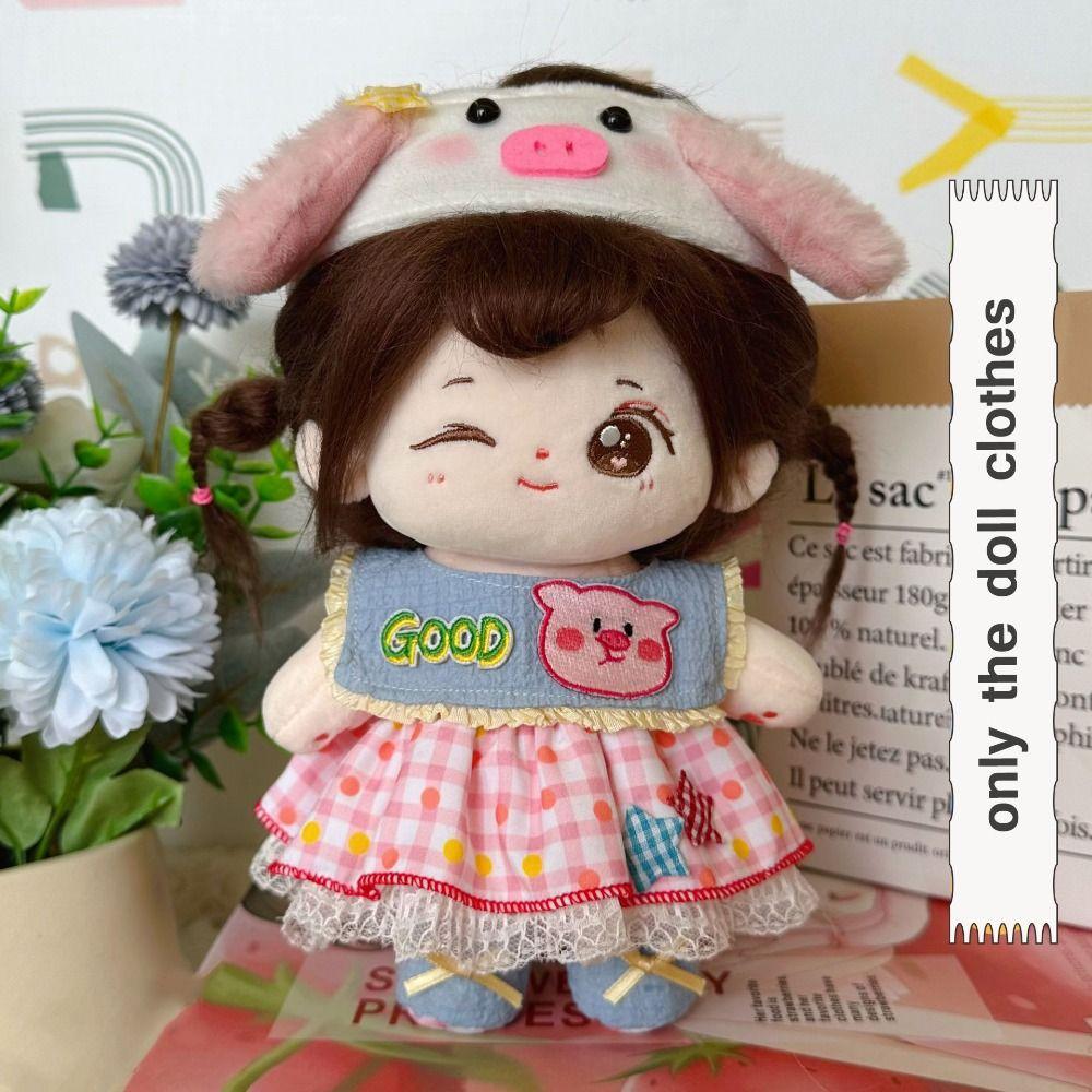 20 см миниатюрное платье костюм сменный наряд куклы комплект одежды хлопковая кукла/EXO Idol куклы