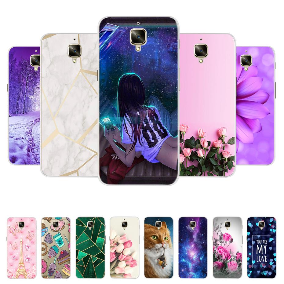 For OnePlus 3t Case Oneplus 3 Back Cover Ultra Thin Silicone Cartoon For Oneplus 3T Cover One Plus 3 Three Phone case Soft Coque