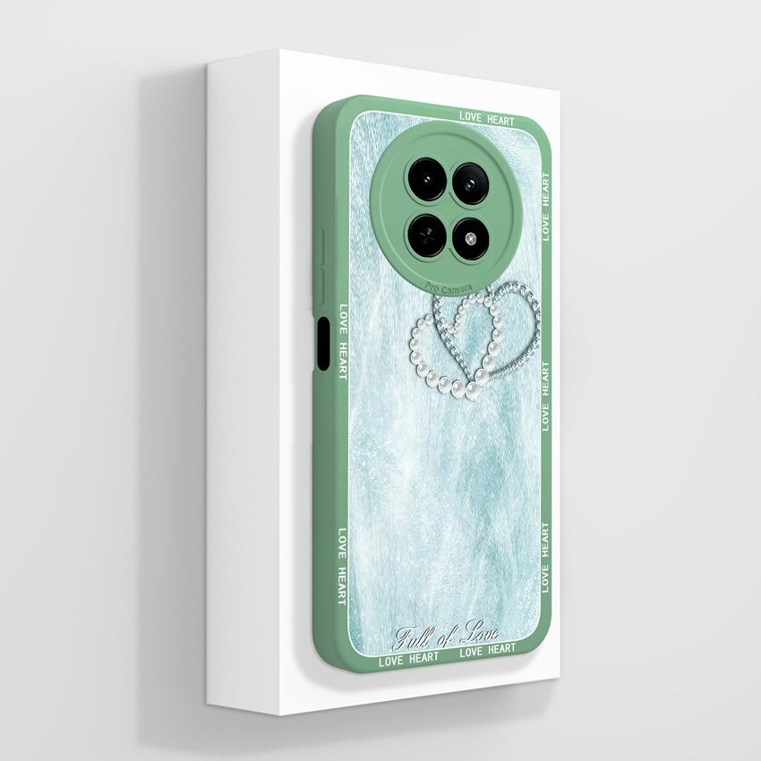 Чехол для Oppo Realme 12 13 14 P1 P2 Pro 14T 12X Сумки для телефона Милые узоры с медвежьими лапками Жидкий силикон Улучшенный пыленепроницаемый защитный чехол для корпуса Oppo