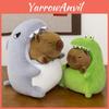 Плюшевая игрушка-подушка Акула Капибара Набивка из полипропинового хлопка Для детского дня рождения Особые персонажи Включены