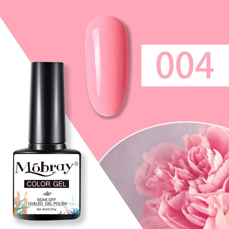Mobray 80 цветов гель-лак для ногтей 8 мл полупостоянный гель-лак замачиваемый УФ-гель для дизайна ногтей