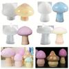 1Pcs Mushroom Silicone Mold 3D Candle Molds Epoxy Resin Casting Mould for DIY Scented Soaps Keychain Pendant Making Xmas Gift