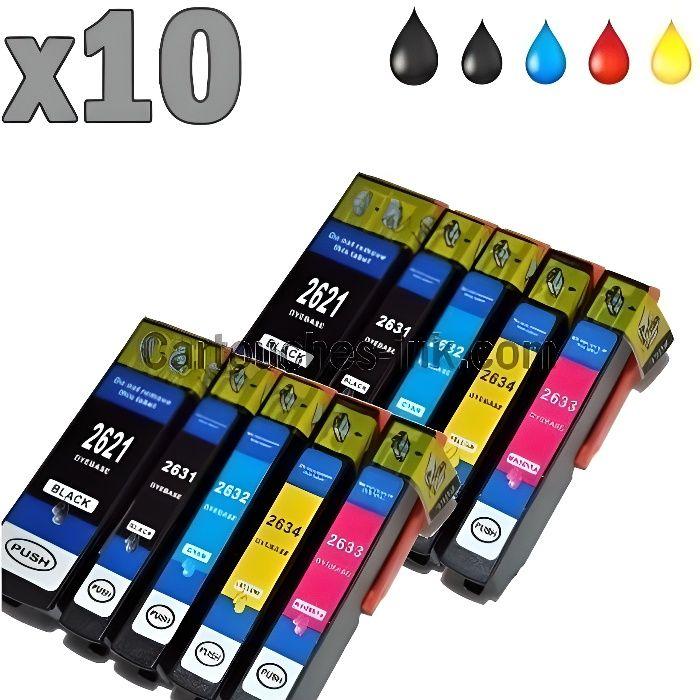 10 КАРТРИДЖЕЙ чернил EPSON 33XL - T3351-33-61-3362-3363-3364 EPSON ОРАНЖЕВЫЙ совместимый