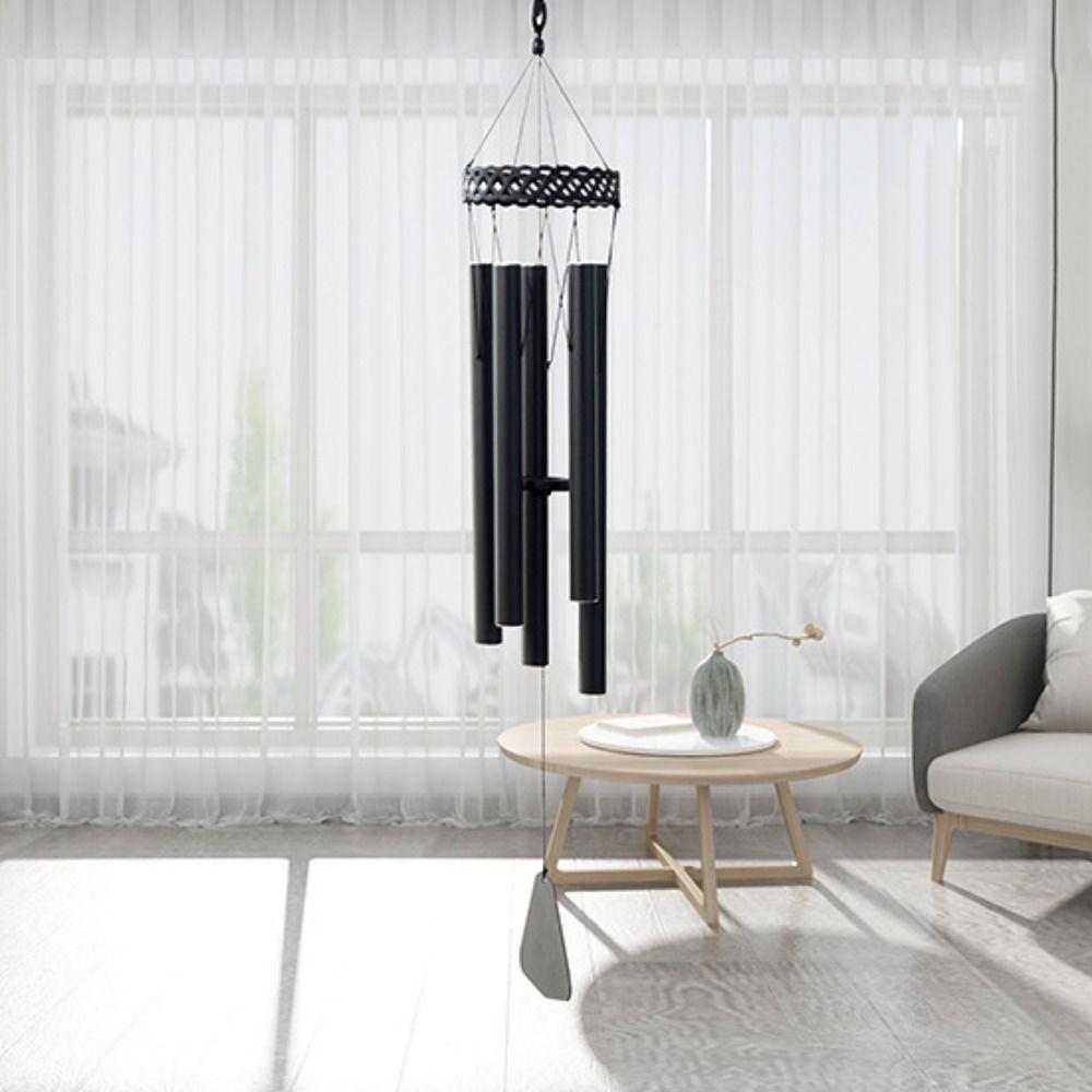 Retro Aluminum Tube Wind Bell Metal Blessing Bell Garden Decor Wind Chimes Outdoor