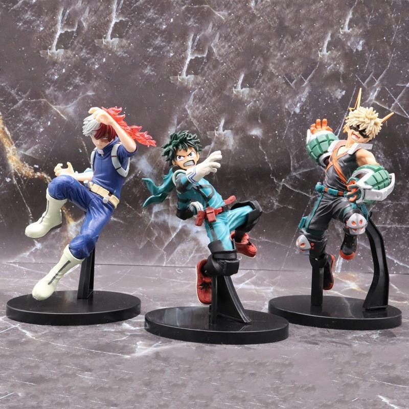Новые Боевые Фигурки My Hero Academia Версия 3 Шото Тодороки Изуку Мидория Кацуки Бакуго Аниме Статуэтки Коллекционные Высококачественные Игрушки