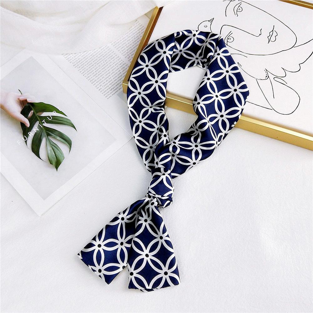 New Scarves Silk Scarves Women'S Spring And Autumn Season Long Decorative Professional Scarves Summer Thin Styles Paired With Shirts Stylish