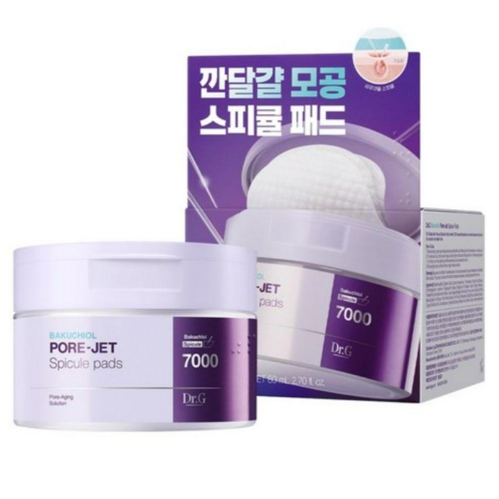Dr.G Бакчиол Porejet Spicule Pad Отшелушивающие и очищающие поры диски для лица 80 мл, 30 шт.