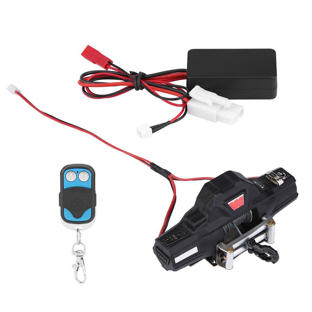 Масштаб 1/8 RC Модель автомобиля Гусеничный автомобиль Аксессуар Двойной мотор Лебедка с пультом дистанционного управления