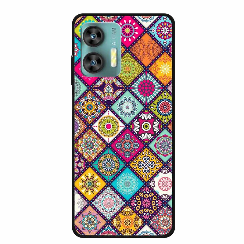 Для Oukitel C36 C35 Чехол Роскошный ТПУ Мягкий Силикон Чехлы для Телефона Задняя Крышка для Oukitel C35 OukitelC36 Ударопрочный Цветы Fundas