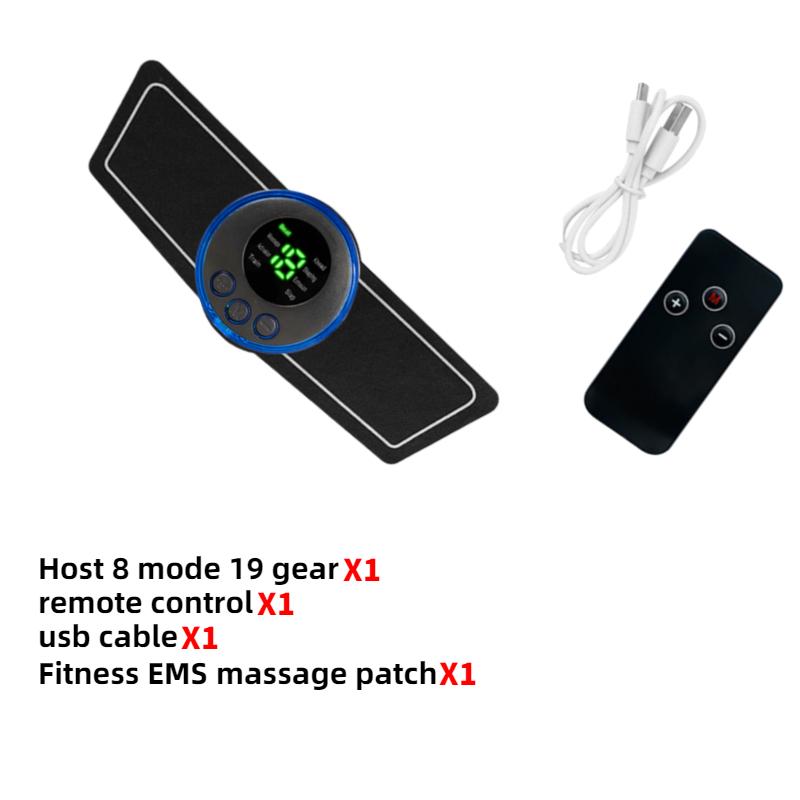 USB Rechargeable EMS Muscle Stimulator Hip Trainer Abdominal ABS Stimulator Fitness Body Slimming Massager Weight Loss Slimming