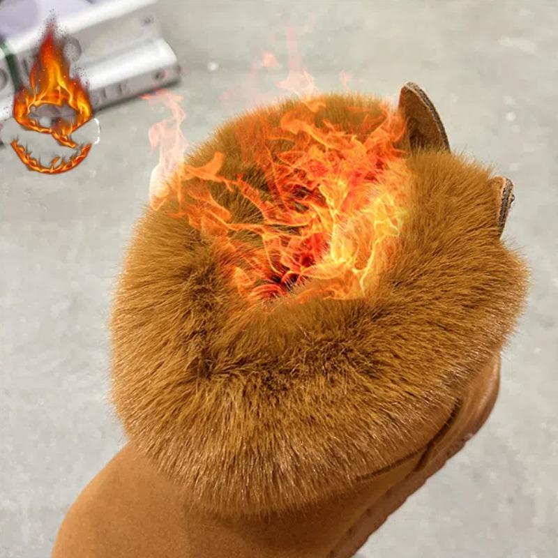 Зимние новые детские зимние сапоги для девочек, плюс бархатные короткие сапоги принцессы для девочек, теплая детская хлопковая обувь для детей