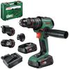 Perceuse-visseuse à percussion sans fil 18V Bosch - AdvancedImpact 18V-80 QuickSnap -2 batteries PBA 18V 2,5 Ah, chargeur AL 18V-44