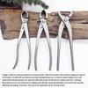 Bonsai Pruning Shears Stainless Steel Trunk Splitter Root Cutter Spherical End Shears Ergonomic Garden Pruner for Trimming Bonsai Tree