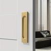 2Pcs Barn Door Sliding Pull Door Hidden Furniture Hardware Handle Self-Adhesive Bathing Room Glass Door Pulls