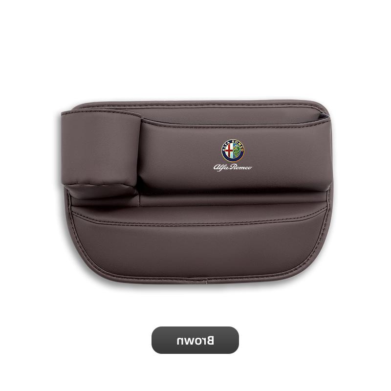 Car Seat Crack Filling Storage Box Auto Water Cup Phone Holder For Alfa Romeo 156 159 147 4C 8C 166 Giulia Giulietta MitoGF8