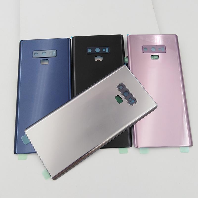 Задняя крышка для Samsung Note 9 Стеклянная крышка аккумулятора Задняя панель Корпус Ремонт Запасные части для Galaxy Note9 N960 SM-N960F